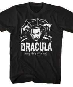 Bela Lugosi Dracula Spiders Web Men’s T Shirt