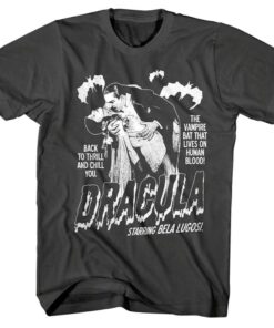Bela Lugosi Dracula Vampire Bat Men’s T Shirt