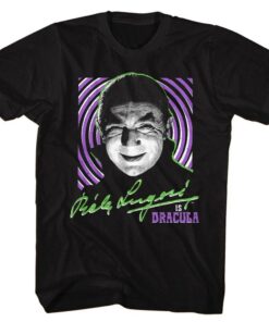 Bela Lugosi is Dracula Hypnotic Swirls Men’s T Shirt