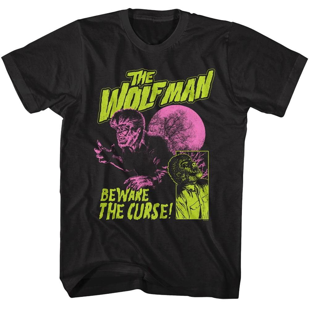 Beware The Wolfman Curse Men's T Shirt Beware The Wolfman Curse Men's T Shirt