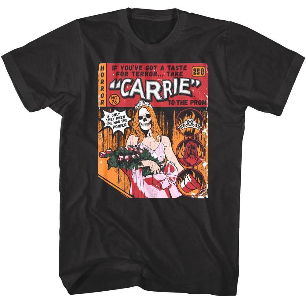 Carrie Comic Book Cover Men's T Shirt Carrie Comic Book Cover Men's T Shirt