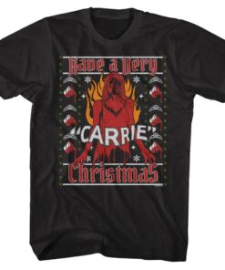 Carrie Have a Scary Christmas Men’s T Shirt