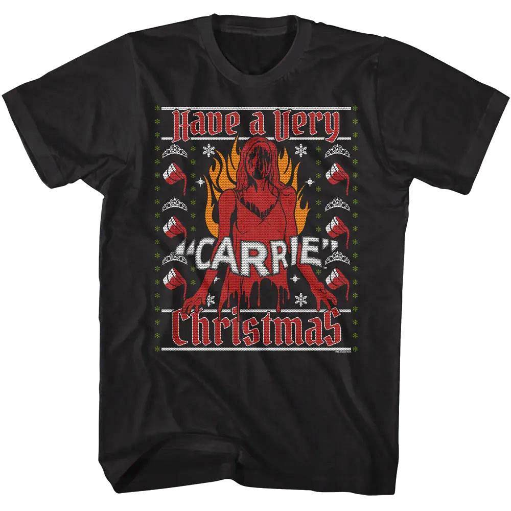 Carrie Have a Scary Christmas Men's T Shirt Carrie Have a Scary Christmas Men's T Shirt