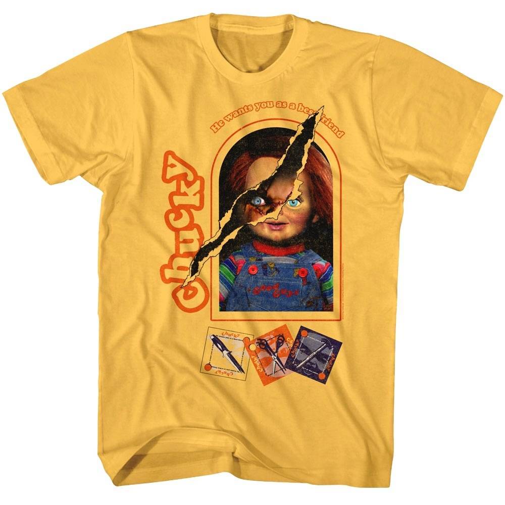 Childs Play Chucky Wants you as a Best Friend Men's T Shirt Childs Play Chucky Wants you as a Best Friend Men's T Shirt