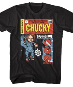 Child’s Play Chucky’s Comic Horror Men’s T Shirt Child’s Play Chucky’s Comic Horror Men’s T Shirt