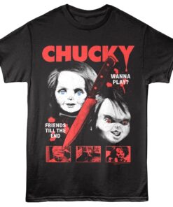 Chucky Friends til the End Men’s T Shirt Chucky Friends til the End Men’s T Shirt