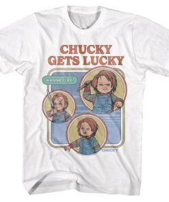 Chucky Gets Lucky Men’s T Shirt Chucky Gets Lucky Men’s T Shirt