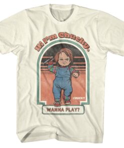 Chucky Hi Wanna Play Men’s T Shirt Chucky Hi Wanna Play Men’s T Shirt