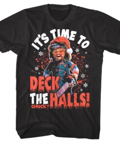 Chucky It’s Time to Deck the Halls Men’s T Shirt Chucky It’s Time to Deck the Halls Men’s T Shirt
