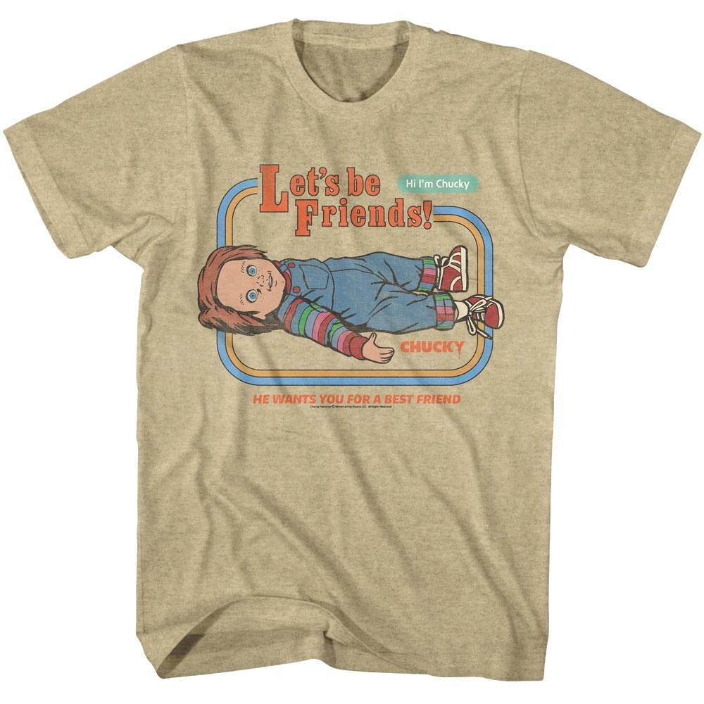 Chucky Let's Be Friends Men's T Shirt Chucky Let's Be Friends Men's T Shirt