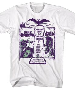 Curse of Frankenstein v Horror Of Dracula Men’s T Shirt Curse of Frankenstein v Horror Of Dracula Men’s T Shirt