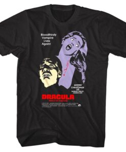 Dracula Bloodthirsty Vampire Lives Again Men’s T Shirt