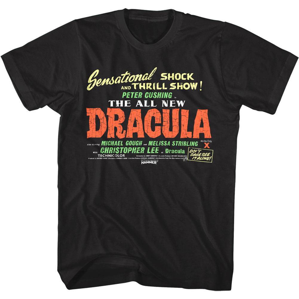 Dracula Sensational Shock & Thrill Show Men's T Shirt Dracula Sensational Shock & Thrill Show Men's T Shirt