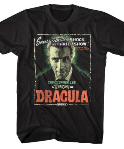 Dracula Terrifying Christopher Lee Men’s T Shirt