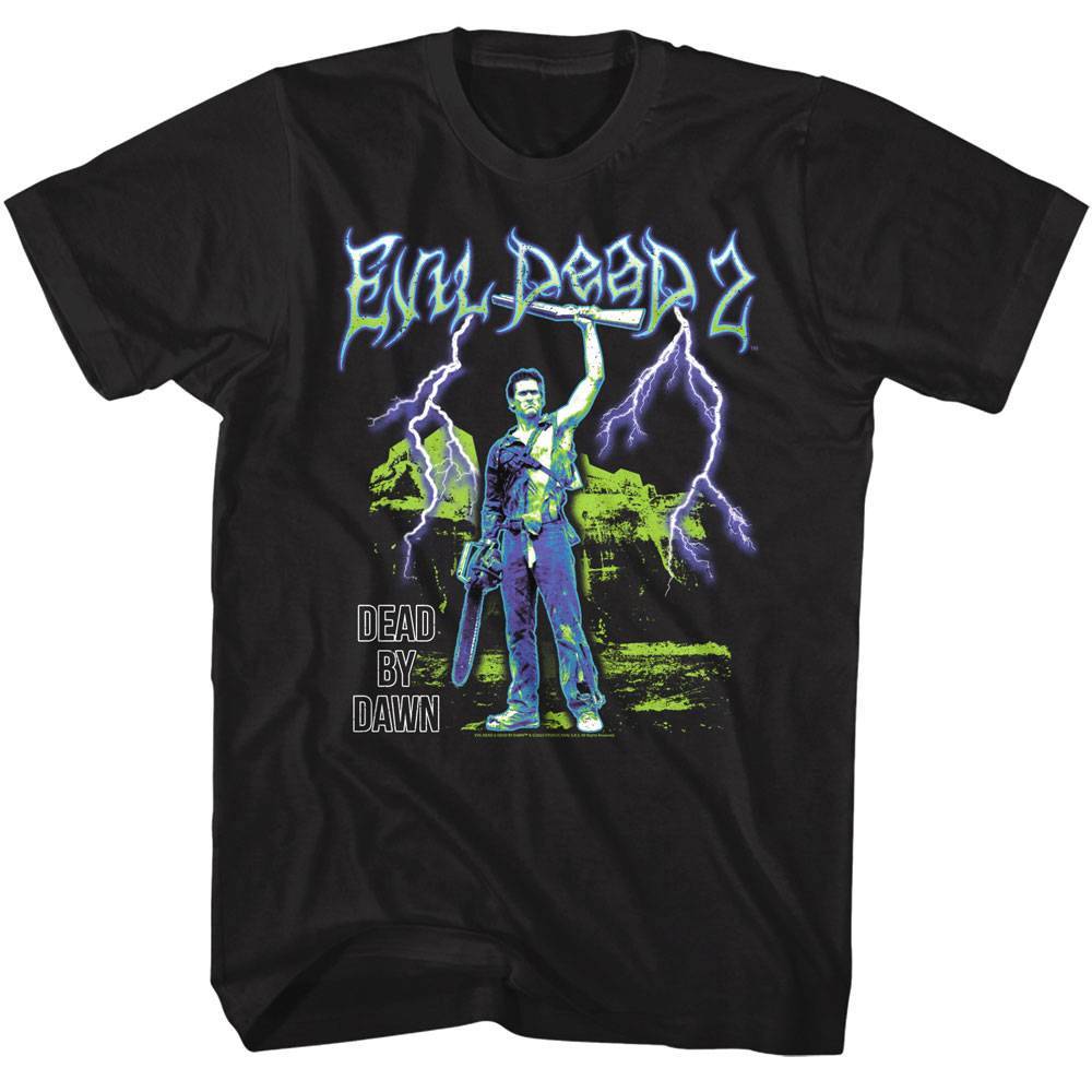 Evil Dead 2 Lightning Strike Men's T Shirt Evil Dead 2 Lightning Strike Men's T Shirt