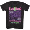 Evil Dead 2 Neon Necronomicon Ex-Mortis Men’s T Shirt