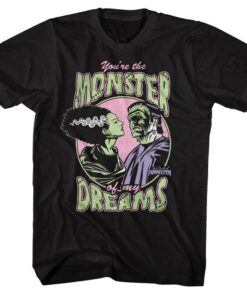 Frankenstein & Bride Monster Of My Dreams Men’s T Shirt