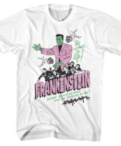 Frankenstein Comes to Life Men’s T Shirt Frankenstein Comes to Life Men’s T Shirt