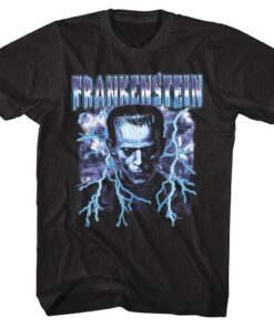 Frankenstein Lightning Storm Men’s T Shirt