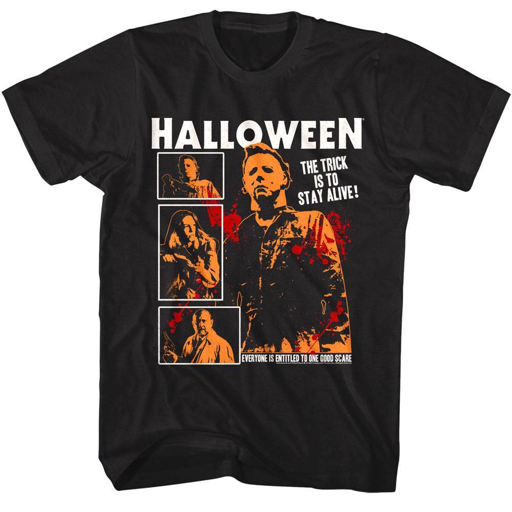 Halloween Bloody Horror Montage Men's T Shirt Halloween Bloody Horror Montage Men's T Shirt