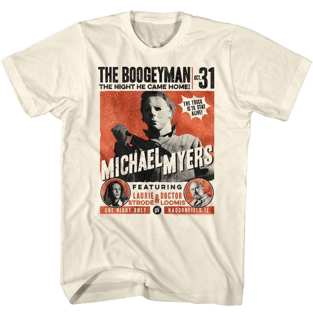 Halloween Boogeyman Poster Men's T Shirt Halloween Boogeyman Poster Men's T Shirt