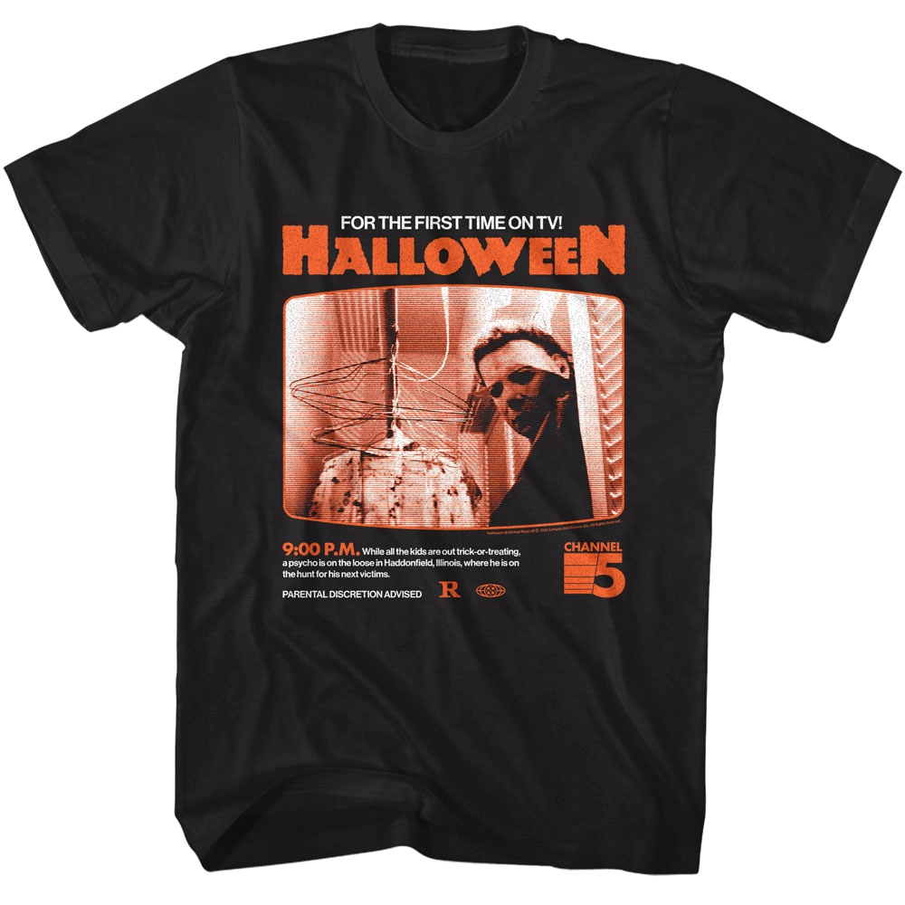 Halloween First Time on TV Men's T Shirt Halloween First Time on TV Men's T Shirt