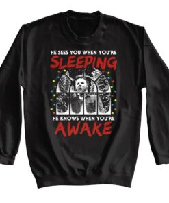 Halloween He Sees You When You’re Sleeping Sweater