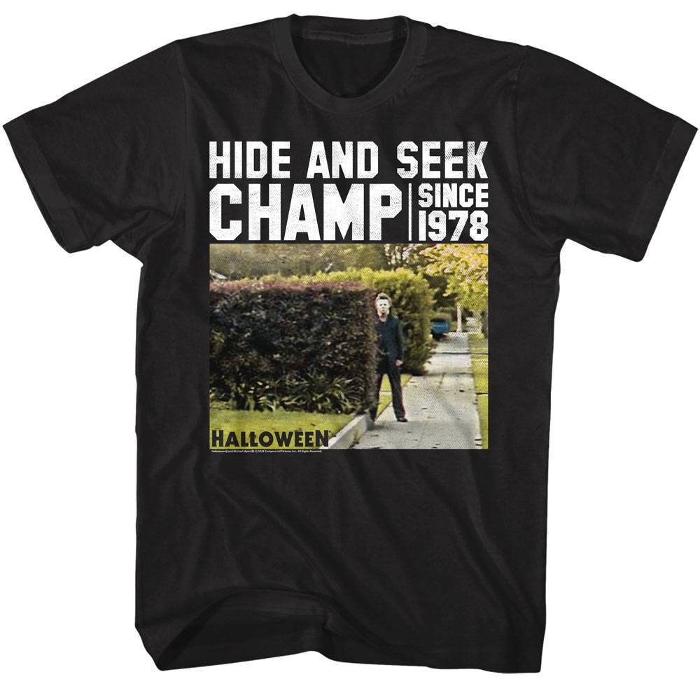 Halloween Hide & Seek Champ Bushes Men's T Shirt Halloween Hide & Seek Champ Bushes Men's T Shirt