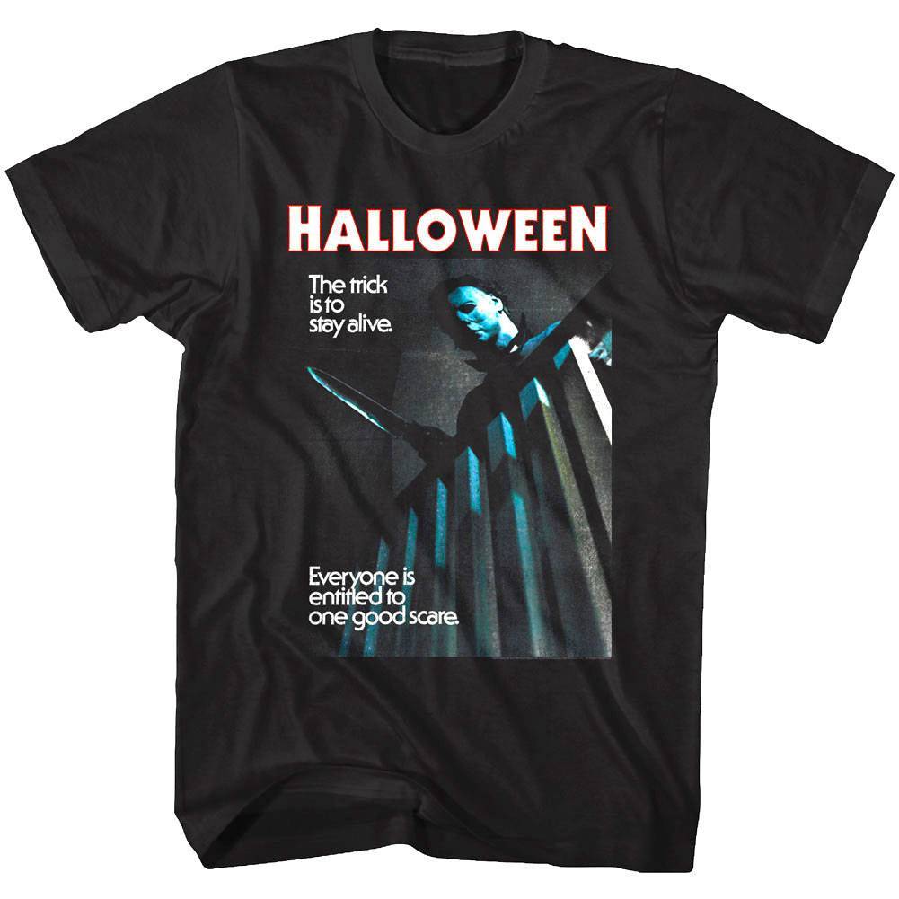 Halloween Horror One Good Scare Men's T Shirt Halloween Horror One Good Scare Men's T Shirt