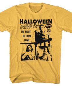 Halloween Japanese Movie Stills Men’s T Shirt Halloween Japanese Movie Stills Men’s T Shirt