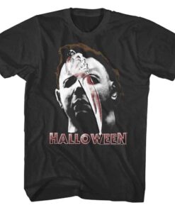 Halloween Knife to the Face Men’s T Shirt