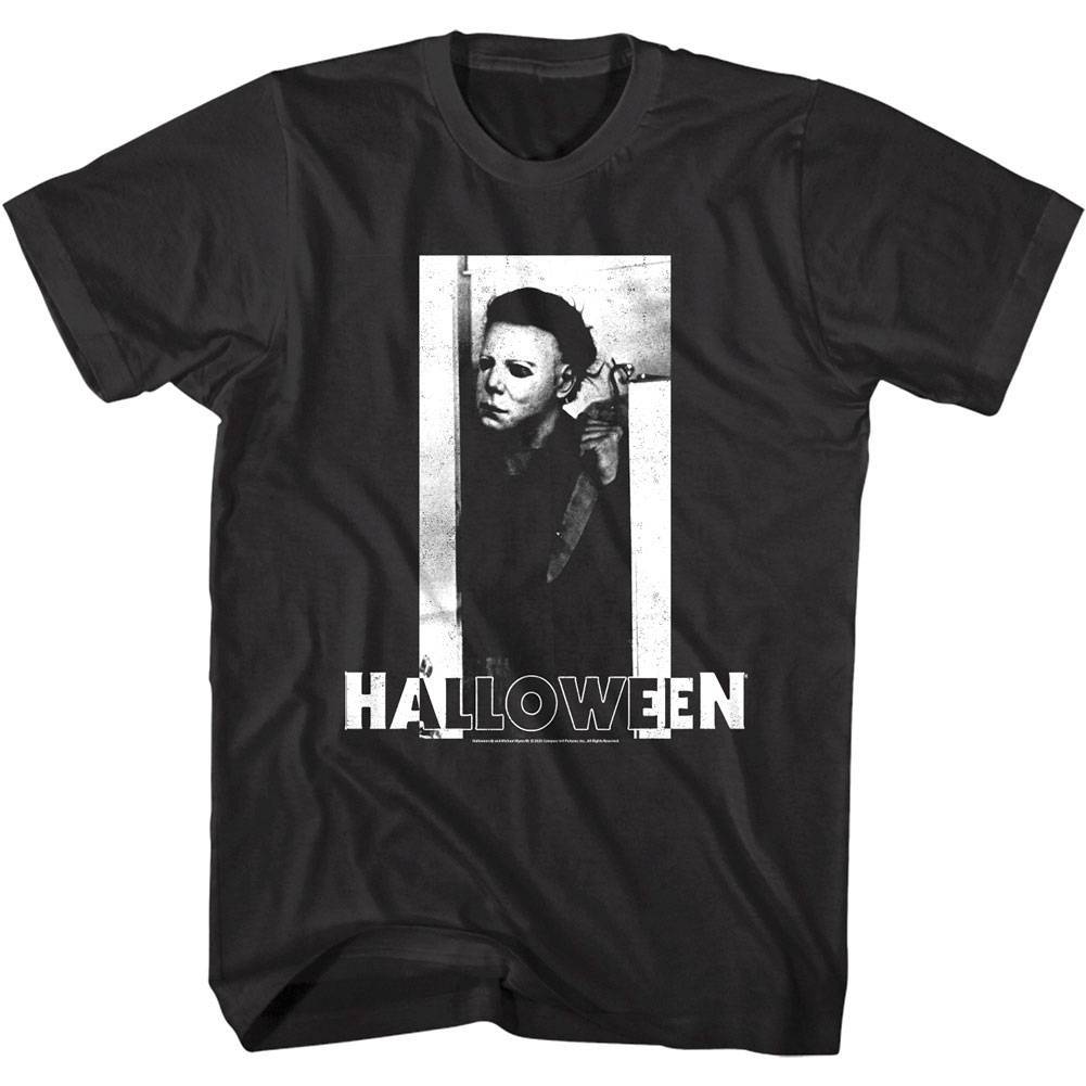Halloween Michael Myers Hiding Men's T Shirt Halloween Michael Myers Hiding Men's T Shirt