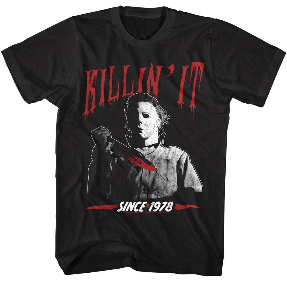 Halloween Michael Myers Killin It Men's T Shirt Halloween Michael Myers Killin It Men's T Shirt