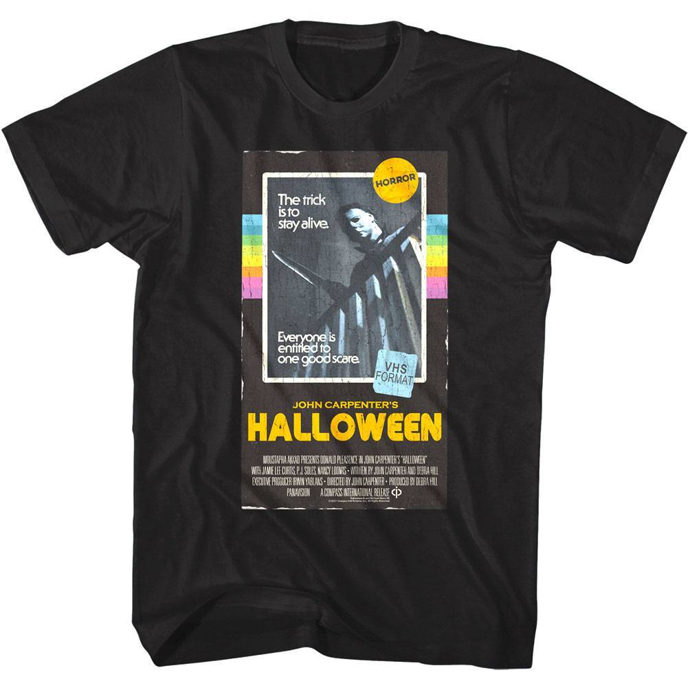 Halloween Movie VHS Tape Men's T Shirt Halloween Movie VHS Tape Men's T Shirt
