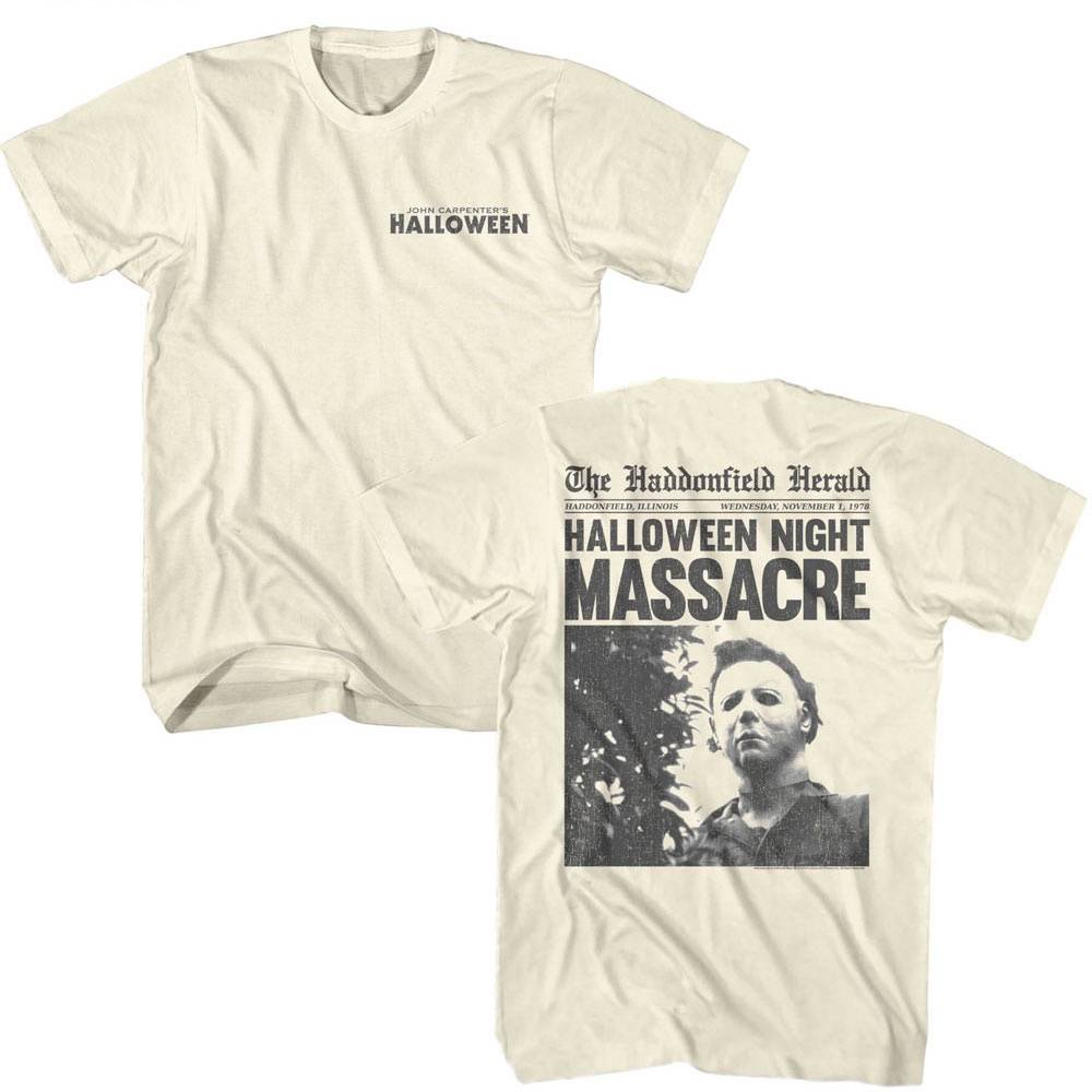 Halloween Night Massacre Headline Men's T Shirt Halloween Night Massacre Headline Men's T Shirt