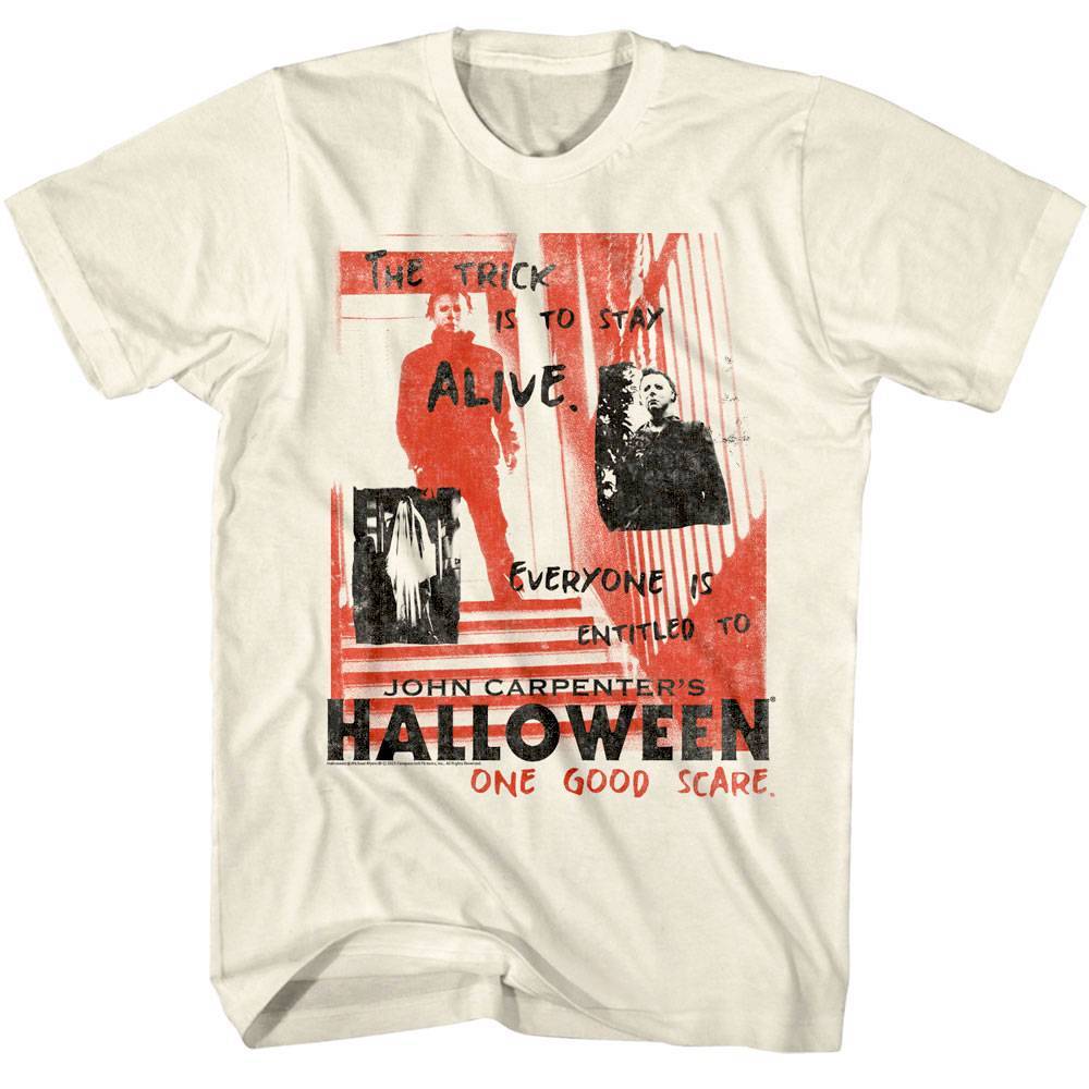 Halloween One Good Scare Note Men's T Shirt Halloween One Good Scare Note Men's T Shirt