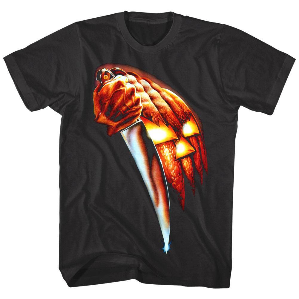 Halloween Pumpkin Knife Men's T Shirt Halloween Pumpkin Knife Men's T Shirt