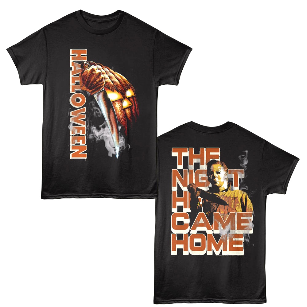 Halloween Smokin Pumpkin Men's T Shirt Halloween Smokin Pumpkin Men's T Shirt