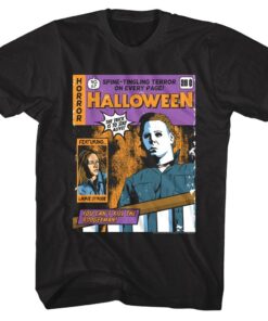 Halloween Spine-Tingling Comic Men’s T Shirt