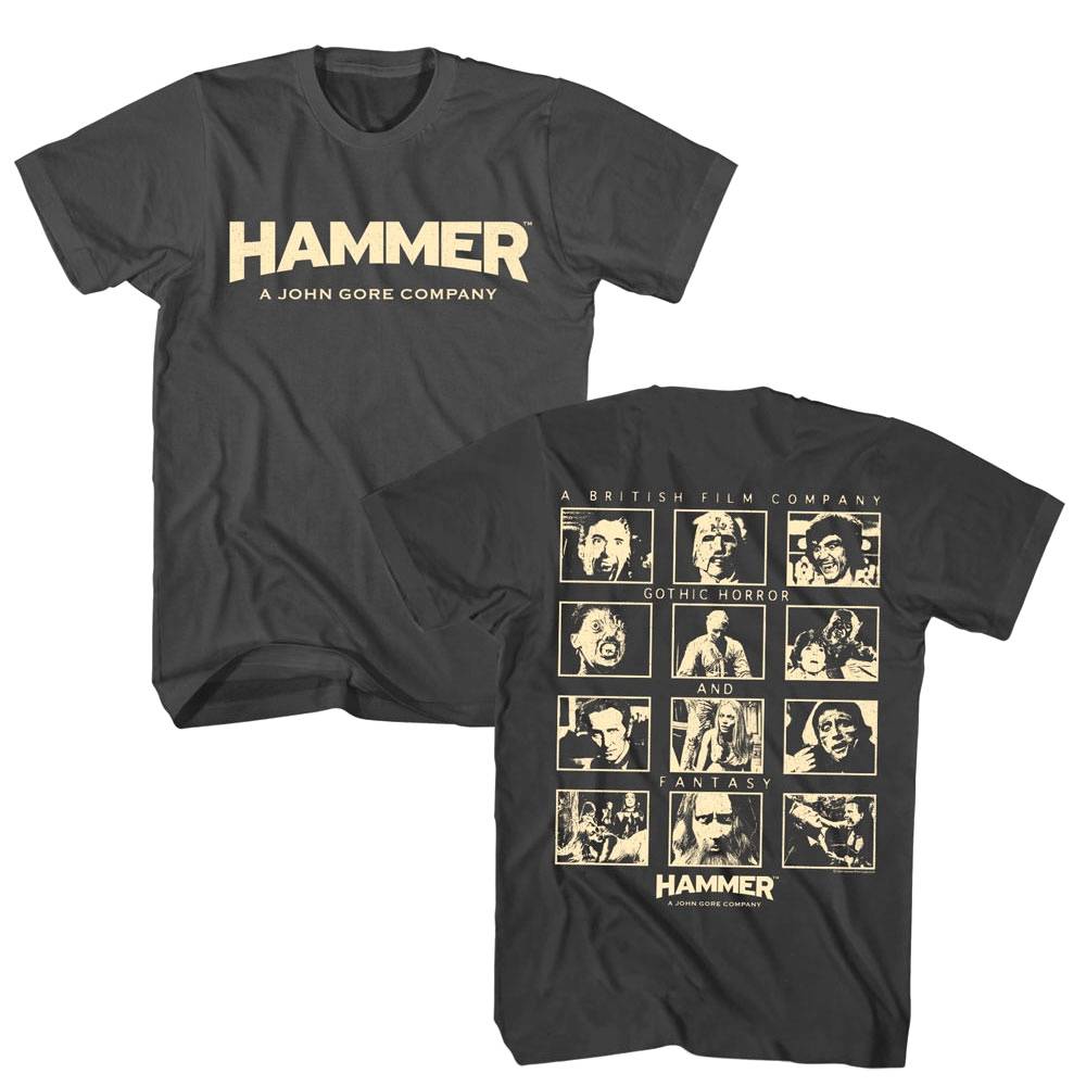 Hammer Horror Gothic Fantasy Films Men's T Shirt Hammer Horror Gothic Fantasy Films Men's T Shirt