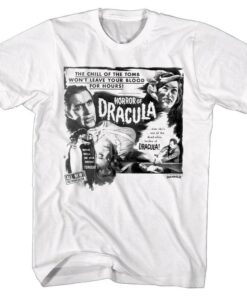Horror Of Dracula Chill of The Tomb Men’s T Shirt Horror Of Dracula Chill of The Tomb Men’s T Shirt