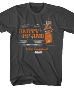 Jaws Amity Island Lighthouse Men’s T Shirt