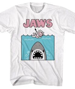 Jaws Kawaii Shark Swimmer Men’s T Shirt Jaws Kawaii Shark Swimmer Men’s T Shirt