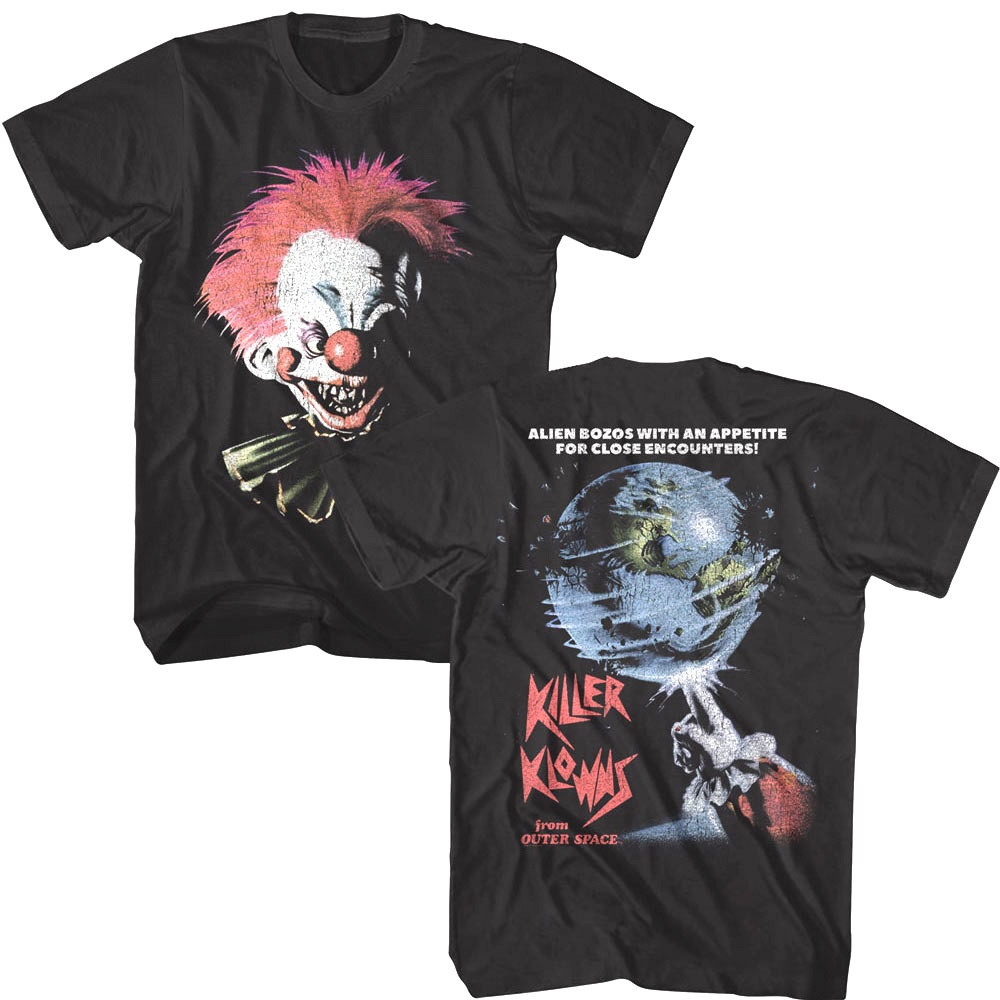 Killer Klowns Alien Bozos Globespinning Men's T Shirt Killer Klowns Alien Bozos Globespinning Men's T Shirt