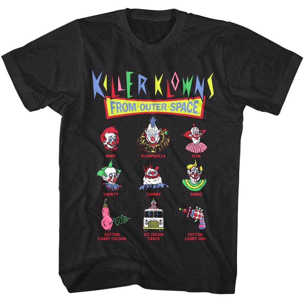 Killer Klowns Clown Members Men's T Shirt Killer Klowns Clown Members Men's T Shirt