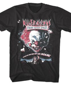 Killer Klowns Ice Cream Movie Poster Men’s T Shirt