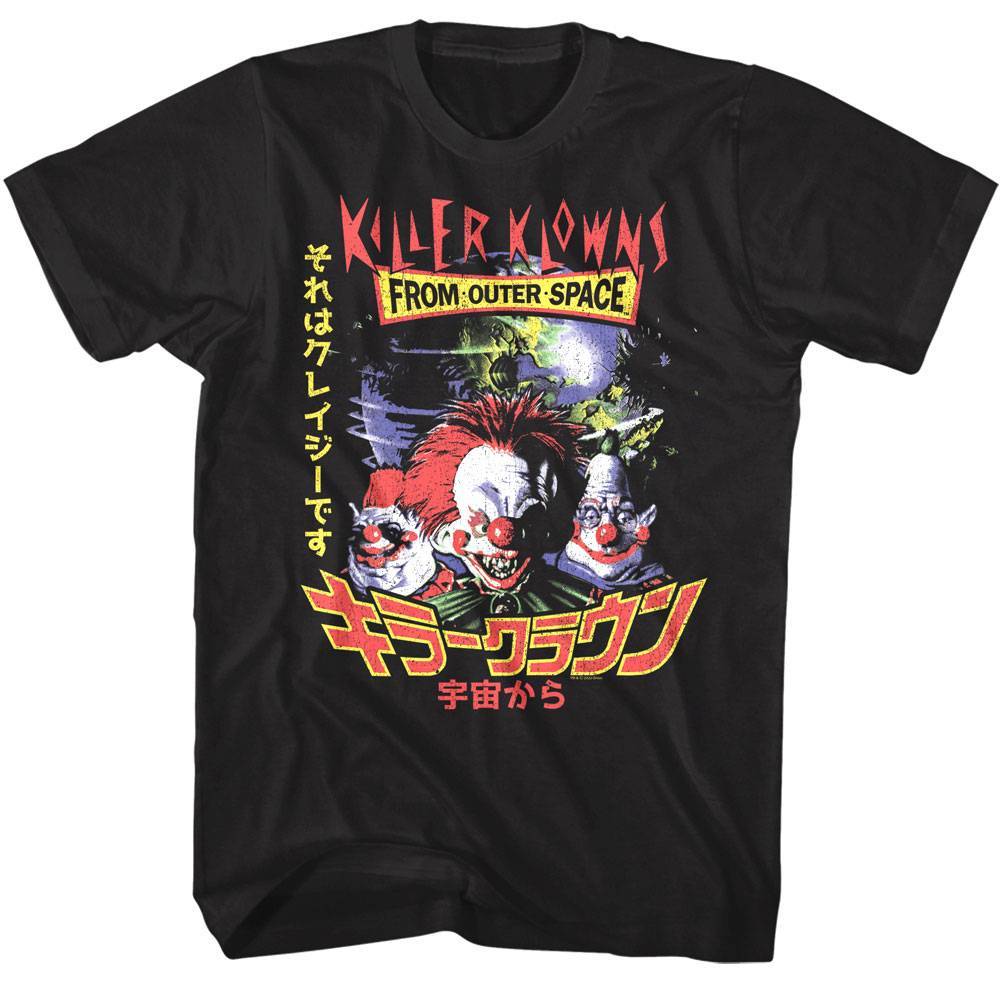 Killer Klowns Japanese Movie Poster Men's T Shirt Killer Klowns Japanese Movie Poster Men's T Shirt