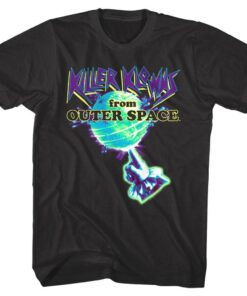 Killer Klowns Neon Globe Spinning Men’s T Shirt
