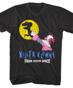 Killer Klowns Scary Shadow Puppet Men’s T Shirt