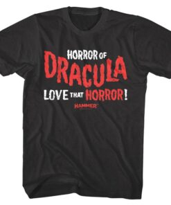 Love That Horror of Dracula Men’s T Shirt Love That Horror of Dracula Men’s T Shirt